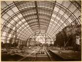 Byggandet av Malmö banhall 1891