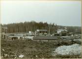 Riddarhyttan gamla station under ombyggnadsperioden.