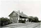 Skultorp station år 1900.