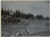 Snyten Järnvägsbygge 1898.