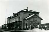 Sollefteå järnvägsstation. Statens Järnvägar, SJ. Banan elektrifierades 1939.