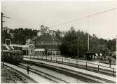 SRJ Ellok 17 på Stocksund station Stockholms - Roslagens Järnvägar, SRJ.