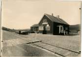 Limedsforsen - Särna Järnväg, LiSJ, Hållplats 1928, Station 1936.