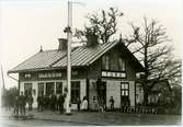 Tuna station 1894. Hultsfred-Västerviks Järnväg, HWJ