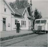 Statens Järnvägar, SJ Y01 
Kontorist H.Granath
Linjen Falkenberg-Limmared nedlagd 1/11 1959 och 16/12 1960