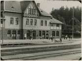 Ängelsbergs stationshus, år 1910-30-tal.