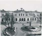 Örebro station. Statens Järnvägar, SJ. Eldrift 1932.