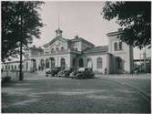 Örebro central. Statens Järnvägar, SJ. Eldrift 1932.