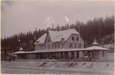 Örnsköldsvik stationshus. Statens Järnvägar, SJ. Stationen invigdes 1892.