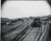 Norra station från viadukten i Kungsgatan 1896.