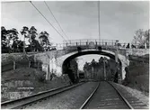 Viadukt vid Brännkyrka. På linjen Stockholm S-Älvsjö