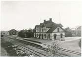 Vy över Surahammars stationsområde.