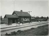 Tarsta station. Norra Östergötlands Järnväg, NÖJ.