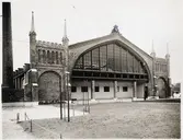 Göteborgs centralstation, banhallens västra gavel