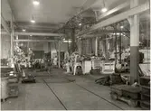 Intriör av HNJ verkstäder maskinverkstaden.