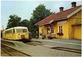 Högsäter station. Motorvagn Statens Järnvägar, SJ Yo1p 726.