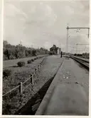 Plantering vid stationen.