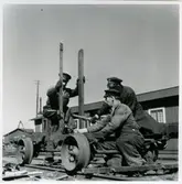 Reparation på en Dressin