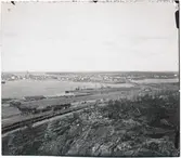 Tyska malmångare förankrade i hamnen.