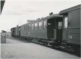 Rånäs station Stockholm - Roslagens Järnvägar (SRJ), maj 1956.