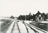 Hållplatsen i Röl - Smedsta, den 8 augusti 1935.