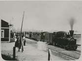 Smålands Anneberg station, midsommar 1916