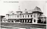 Storviks järnvägsstation.