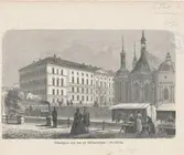 Riksdagens nya hus på Riddarholmen  Stockholm.
Riksdagshuset togs i bruk 1829 av präster-borgare och bondeståndet.
1865 inflyttade även adelsmännen dit.