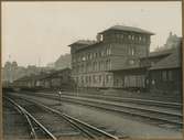 Stockholms Norra station år 1924 vid Norra Bantorget.