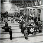 Vänthallen i centralstationen.