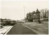 Ulricehamn station, på spåret rälsbussarna Statens Järnvägar  SJ Y7 1169 och SJ Y7 1246.