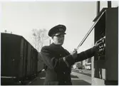 Tågklarerare, TKL, Sten Rydberg I Uppsala Östra mellan 1951-1960.