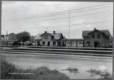 Vallentuna järnvägsstation, som revs 1972.