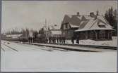 Köping Hults Järnväg, KHJ lok 13. Vannebodas station anlades 1876.