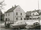 Visby hamnstationshus från gatu sidan. Stationen öppnad 1901, infogad i Visby station 1922.