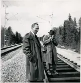 Dubbelspårsbygge på Linje mellan Ånge-Ramsjö.