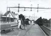 Åsa järnvägsstation. Statens Järnvägar, SJ B 1320.