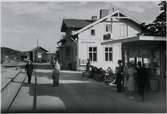 Fotot är taget från rälsbussen på Åtvidabergs station.