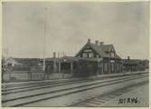 Älvsjö stationshus 1921.