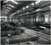 Örebro huvudverkstad, plåtverkstad med pannskepp.