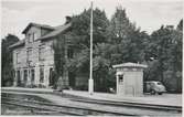 Örkeljunga station. Skåne - Smålands Järnväg (SSJ).