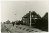 Öttum station 1905. Västergötland-Göteborgs Järnväg, VGJ.