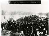 Från första maj demostrationståg i Kiruna 1902.