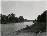Göta Kanal vid Töreboda station.