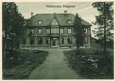Vilhelmina Tingshus uppfört under åren 1919-1920. Vykort från F.H. Sörlins Pappershandel Vilhelmina.