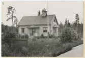 Stationshus i trä. hållplats, trafik hållplats 1958, hållplats upphör 1965.