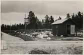 Hållplats öppnad 1937, rälsbusshållplats 1939, persontrafik nedlagd 1991. Sedan säsong trafik från 1993.