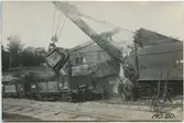Grävmaskin vid Torp.