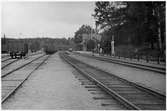 Degerfors station inför elektrifieringen.