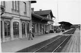 Kristinehamn station inför elektrifieringen.